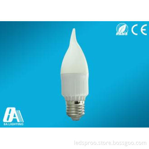 Family Decorative E27 Led Candle bulb lighting 3 Watt 2800K